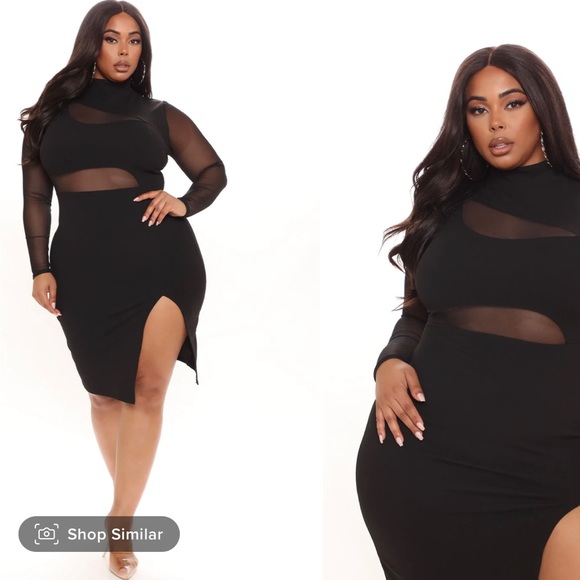 Fashion Nova Fallen Angel Mesh Midi Dress *WITH TAGS* - Picture 5 of 6